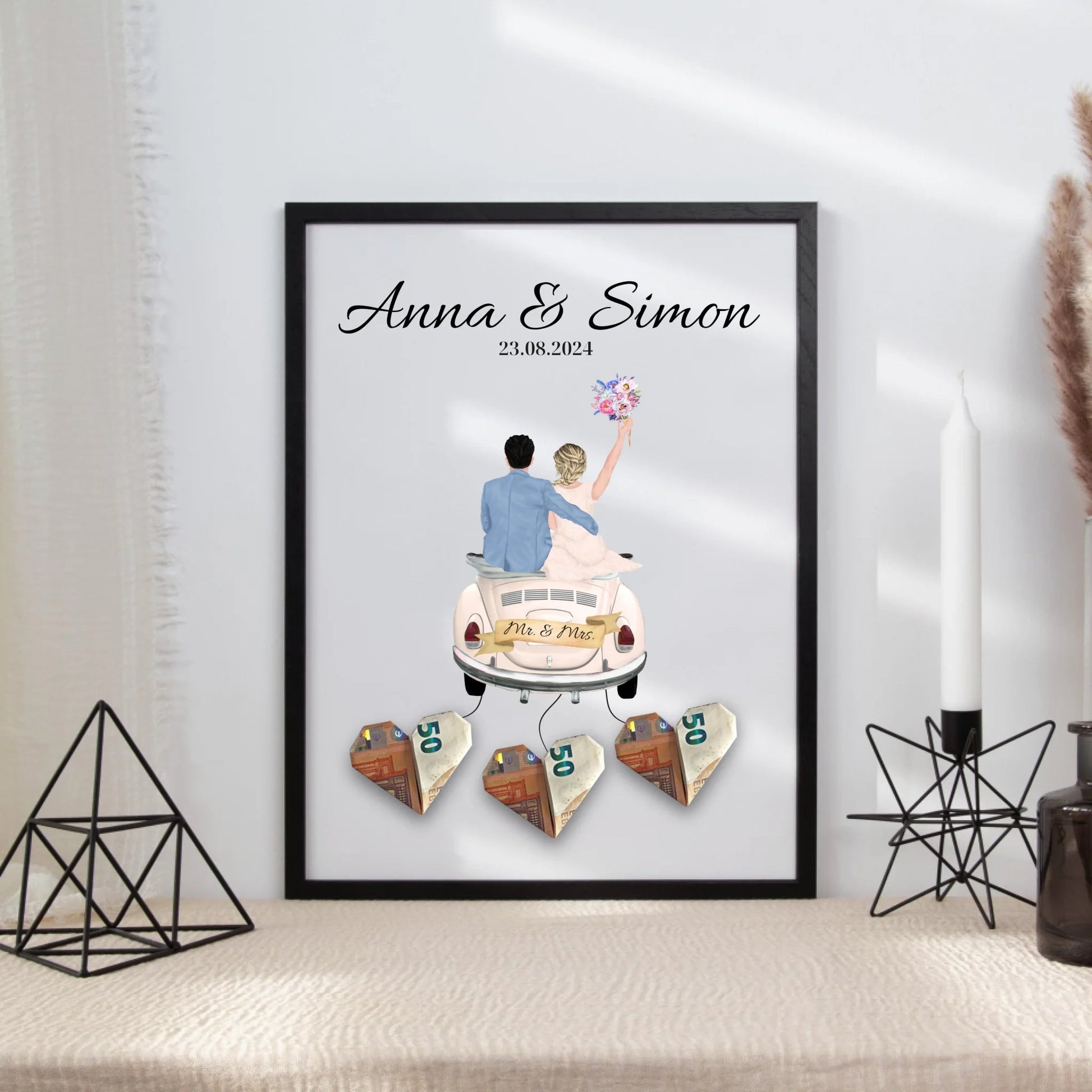 Personalisiertes Hochzeitsposter als Geldgeschenk Little Mathilda Little Mathilda Poster