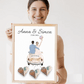 Personalisiertes Hochzeitsposter als Geldgeschenk Little Mathilda Little Mathilda Poster