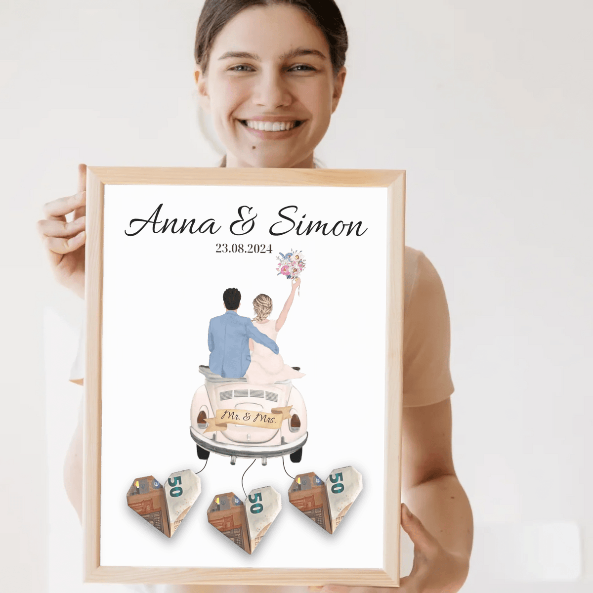Personalisiertes Hochzeitsposter als Geldgeschenk Little Mathilda Little Mathilda Poster