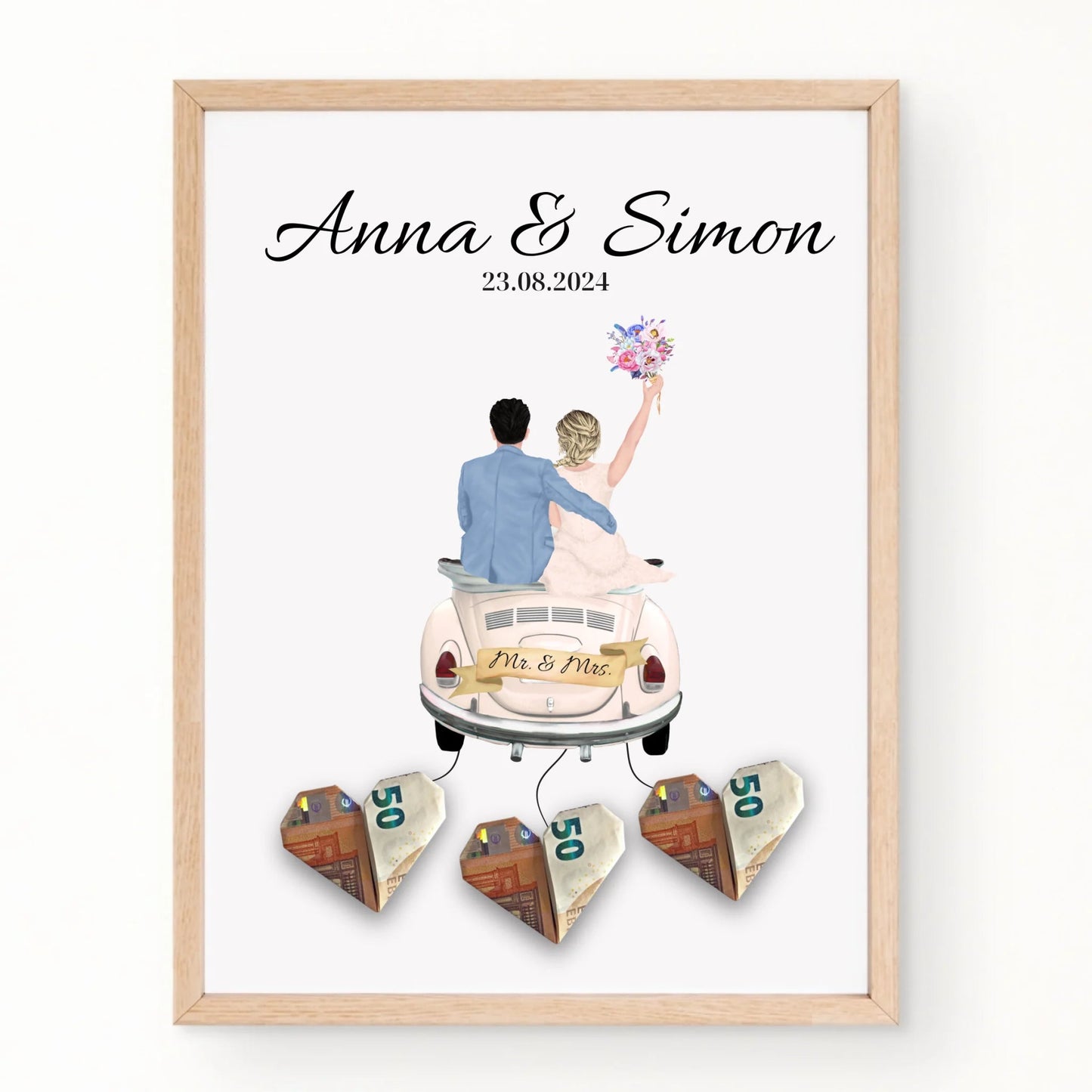 Personalisiertes Hochzeitsposter als Geldgeschenk Little Mathilda Little Mathilda Poster