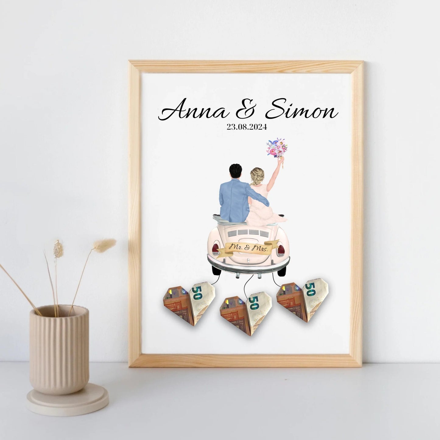 Personalisiertes Hochzeitsposter als Geldgeschenk Little Mathilda Little Mathilda Poster