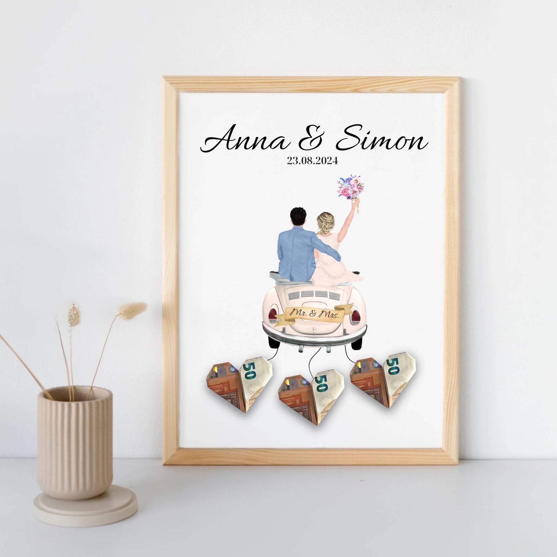 Personalisiertes Hochzeitsposter als Geldgeschenk Little Mathilda Little Mathilda Poster