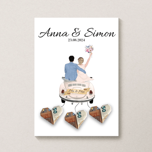 Personalisiertes Hochzeitsposter als Geldgeschenk Little Mathilda Little Mathilda Poster