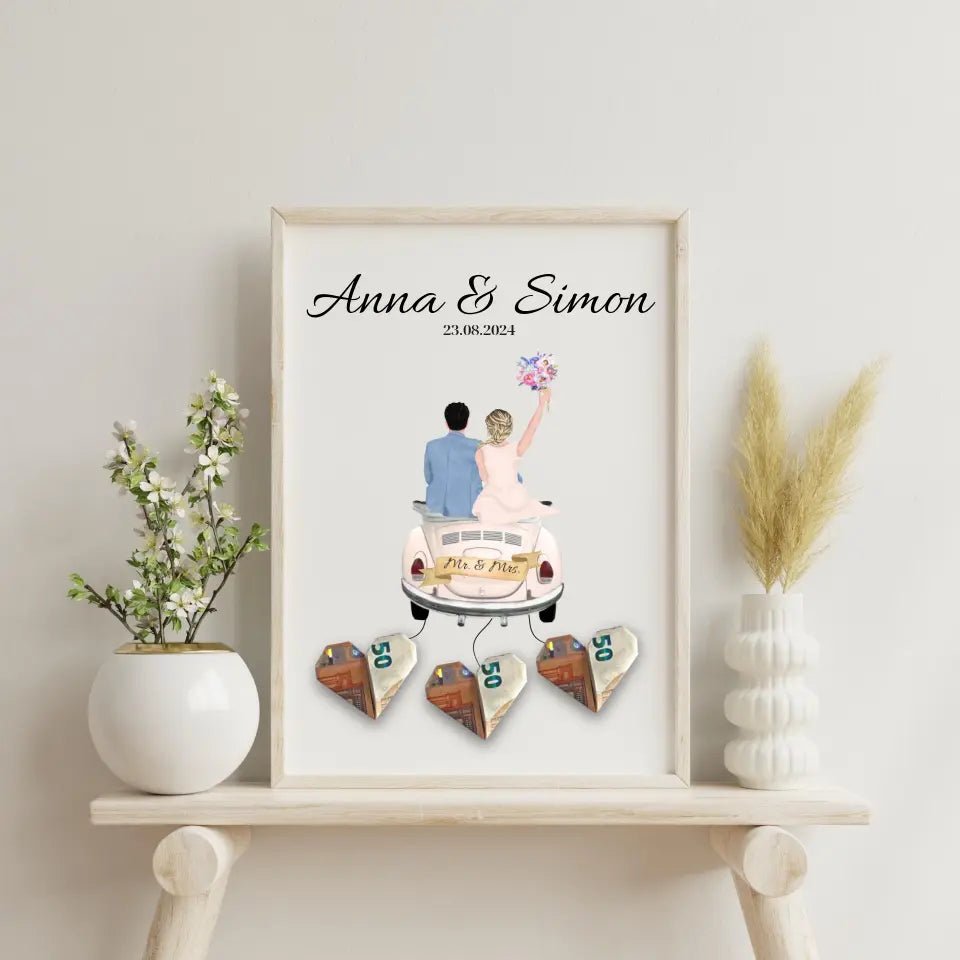 Personalisiertes Hochzeitsposter als Geldgeschenk Little Mathilda Little Mathilda Poster