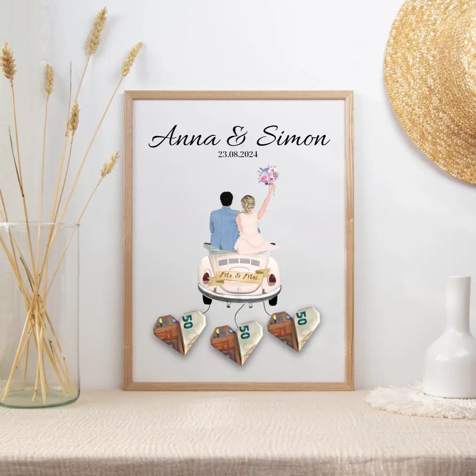 Personalisiertes Hochzeitsposter als Geldgeschenk Little Mathilda Little Mathilda Poster