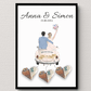 Personalisiertes Hochzeitsposter als Geldgeschenk Little Mathilda Little Mathilda Poster