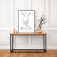 Personalisiertes Hochzeitsposter: Hand in Hand - Du & Ich Little Mathilda Little Mathilda Poster