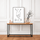 Personalisiertes Hochzeitsposter: Hand in Hand - Du & Ich Little Mathilda Little Mathilda Poster