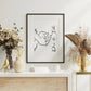 Personalisiertes Hochzeitsposter: Hand in Hand - Du & Ich Little Mathilda Little Mathilda Poster