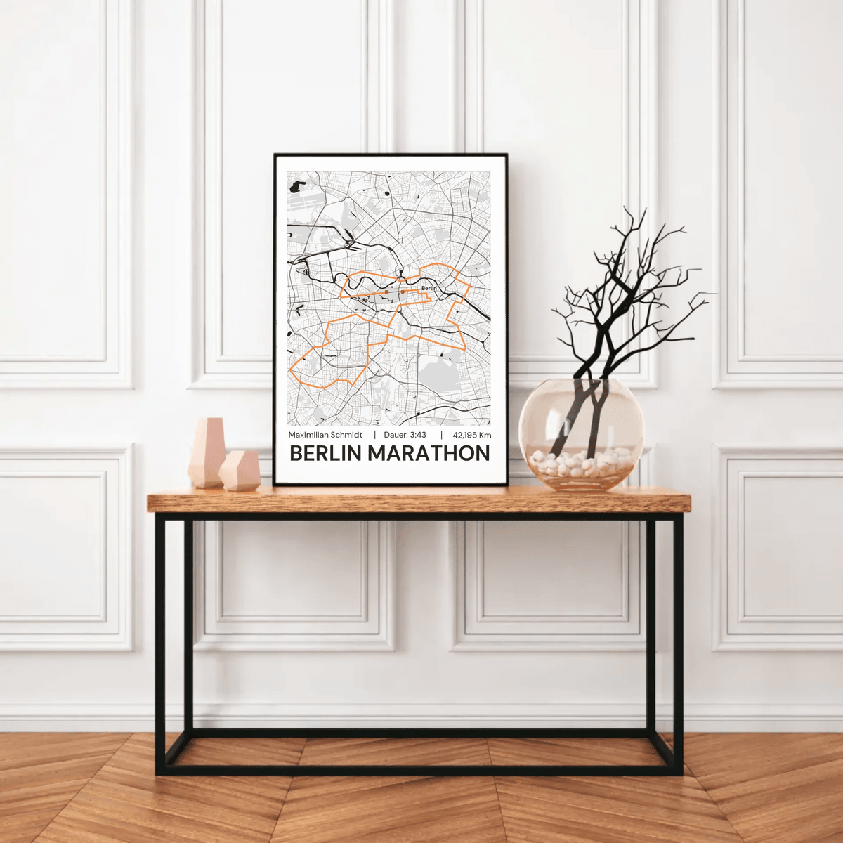 Personalisiertes Marathonposter mit Name & Zeit Little Mathilda Little Mathilda Poster