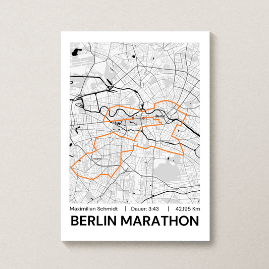Personalisiertes Marathonposter mit Name & Zeit Little Mathilda Little Mathilda Poster