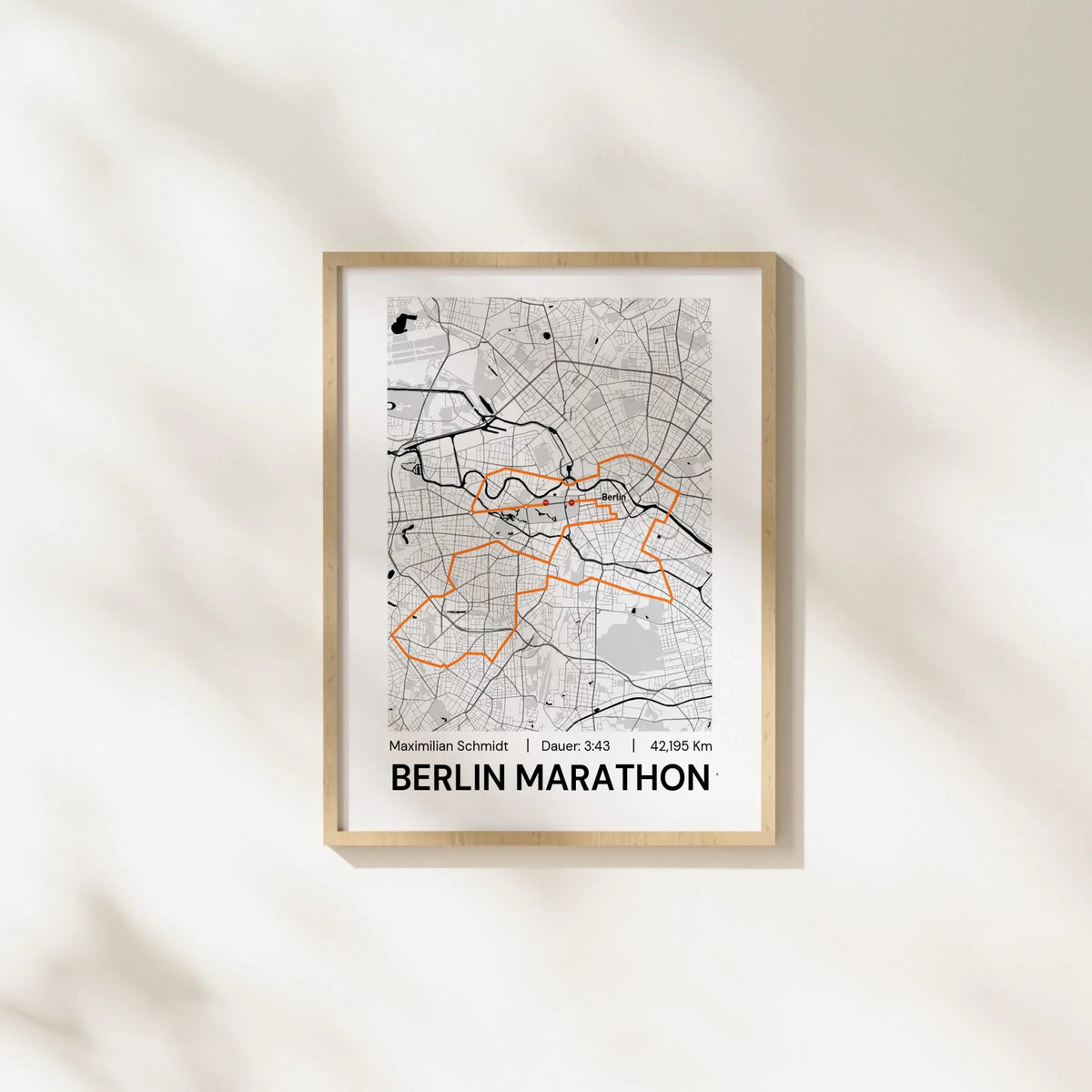Personalisiertes Marathonposter mit Name & Zeit Little Mathilda Little Mathilda Poster