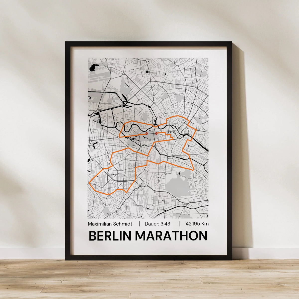 Personalisiertes Marathonposter mit Name & Zeit Little Mathilda Little Mathilda Poster