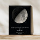 Personalisiertes Mondphasen-Poster – Der Mond in der Nacht, in der alles begann Little Mathilda Little Mathilda Poster