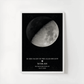 Personalisiertes Mondphasen - Poster – Der Mond in der Nacht, in der alles begann Little Mathilda Little Mathilda Poster