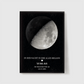 Personalisiertes Mondphasen - Poster – Der Mond in der Nacht, in der alles begann Little Mathilda Little Mathilda Poster
