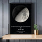 Personalisiertes Mondphasen - Poster – Der Mond in der Nacht, in der alles begann Little Mathilda Little Mathilda Poster