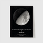 Personalisiertes Mondphasen-Poster – Der Mond in der Nacht, in der alles begann Little Mathilda Little Mathilda Poster
