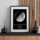 Personalisiertes Mondphasen - Poster – Der Mond in der Nacht, in der alles begann Little Mathilda Little Mathilda Poster