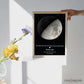 Personalisiertes Mondphasen - Poster – Der Mond in der Nacht, in der alles begann Little Mathilda Little Mathilda Poster