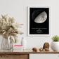 Personalisiertes Mondphasen - Poster – Der Mond in der Nacht, in der alles begann Little Mathilda Little Mathilda Poster