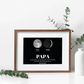 Personalisiertes Papa-Poster mit Mondphasen – Geburtstage der Kinder Little Mathilda Little Mathilda Poster