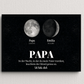 Personalisiertes Papa-Poster mit Mondphasen – Geburtstage der Kinder Little Mathilda Little Mathilda Poster