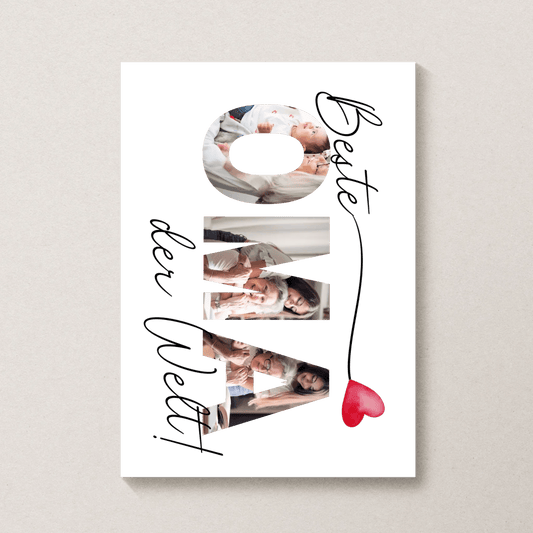 Personalisiertes Poster: Beste Oma der Welt! Little Mathilda Little Mathilda Poster