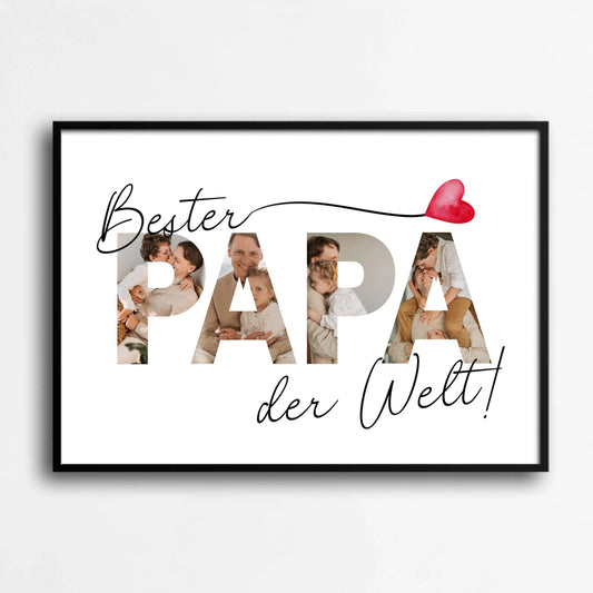 Personalisiertes Poster: Bester Papa der Welt! Little Mathilda Little Mathilda Poster