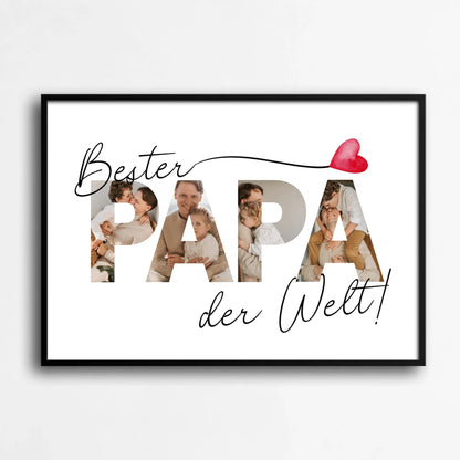 Personalisiertes Poster: Bester Papa der Welt! Little Mathilda Little Mathilda Poster