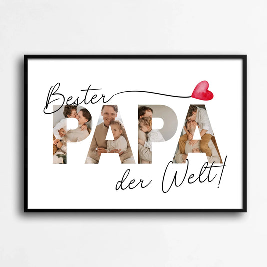 Personalisiertes Poster: Bester Papa der Welt! Little Mathilda Little Mathilda Poster
