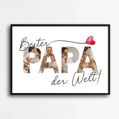 Personalisiertes Poster: Bester Papa der Welt! Little Mathilda Little Mathilda Poster