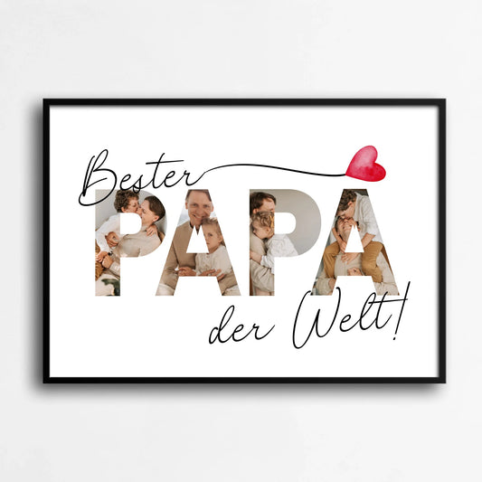 Personalisiertes Poster: Bester Papa der Welt! Little Mathilda Little Mathilda Poster