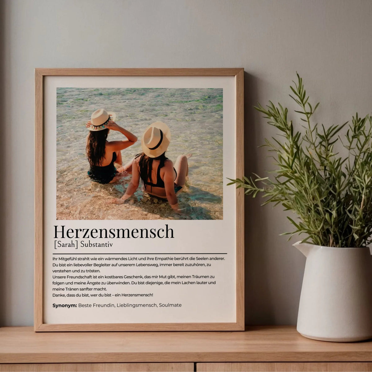 Personalisiertes Poster "Herzensmensch" Little Mathilda Little Mathilda Poster