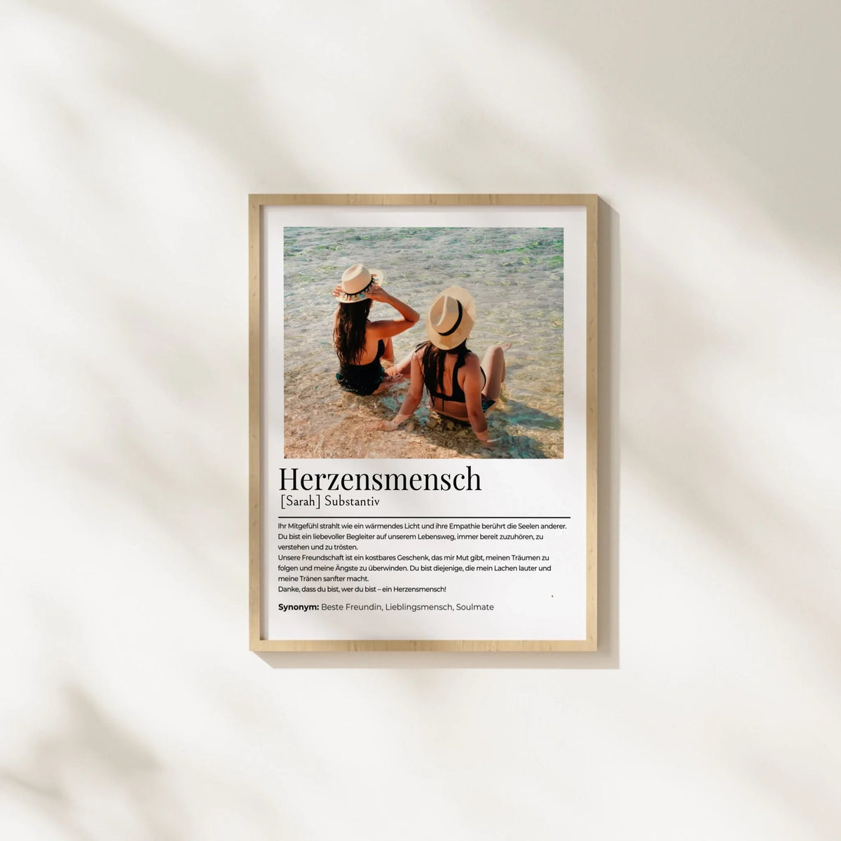 Personalisiertes Poster "Herzensmensch" Little Mathilda Little Mathilda Poster