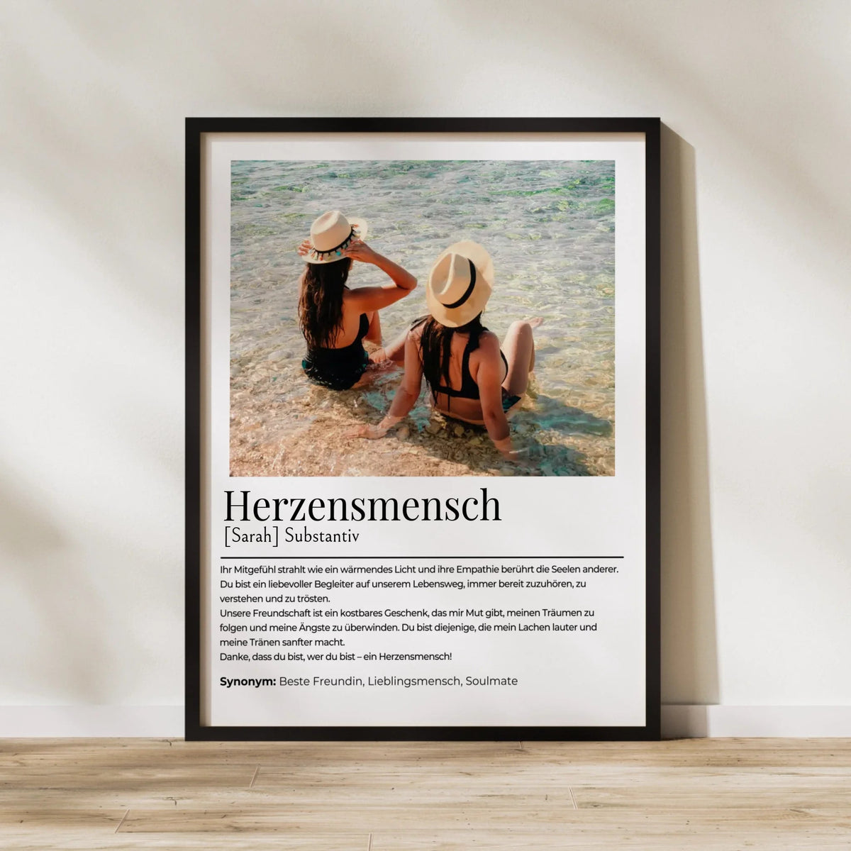 Personalisiertes Poster "Herzensmensch" Little Mathilda Little Mathilda Poster