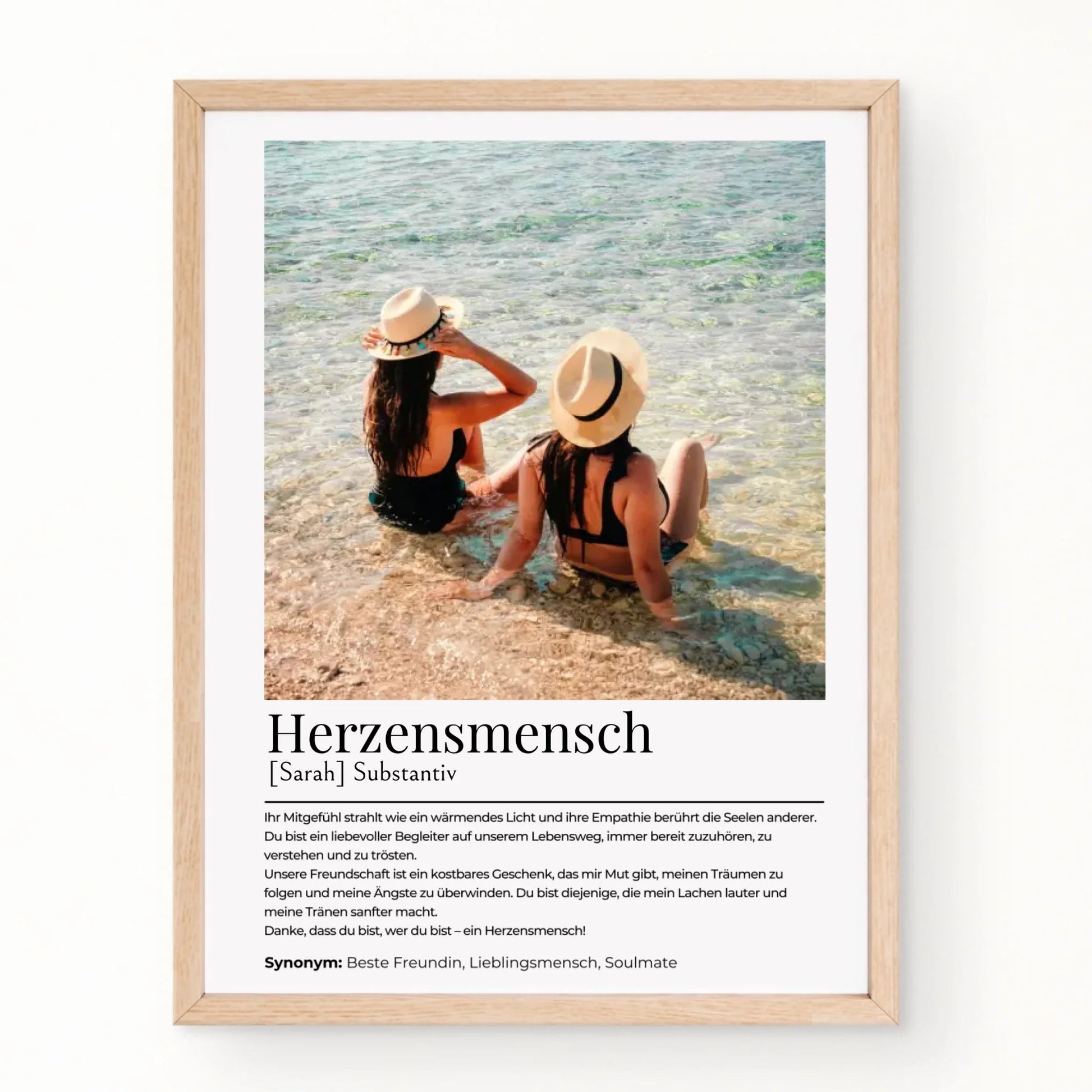 Personalisiertes Poster "Herzensmensch" Little Mathilda Little Mathilda Poster
