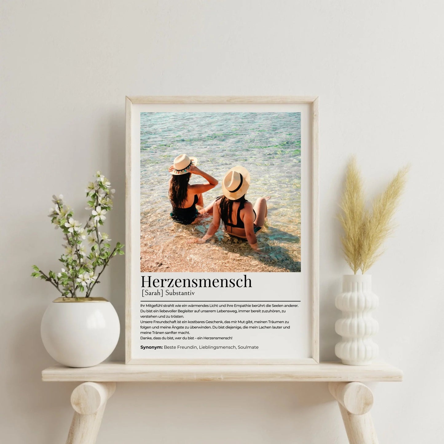 Personalisiertes Poster "Herzensmensch" Little Mathilda Little Mathilda Poster