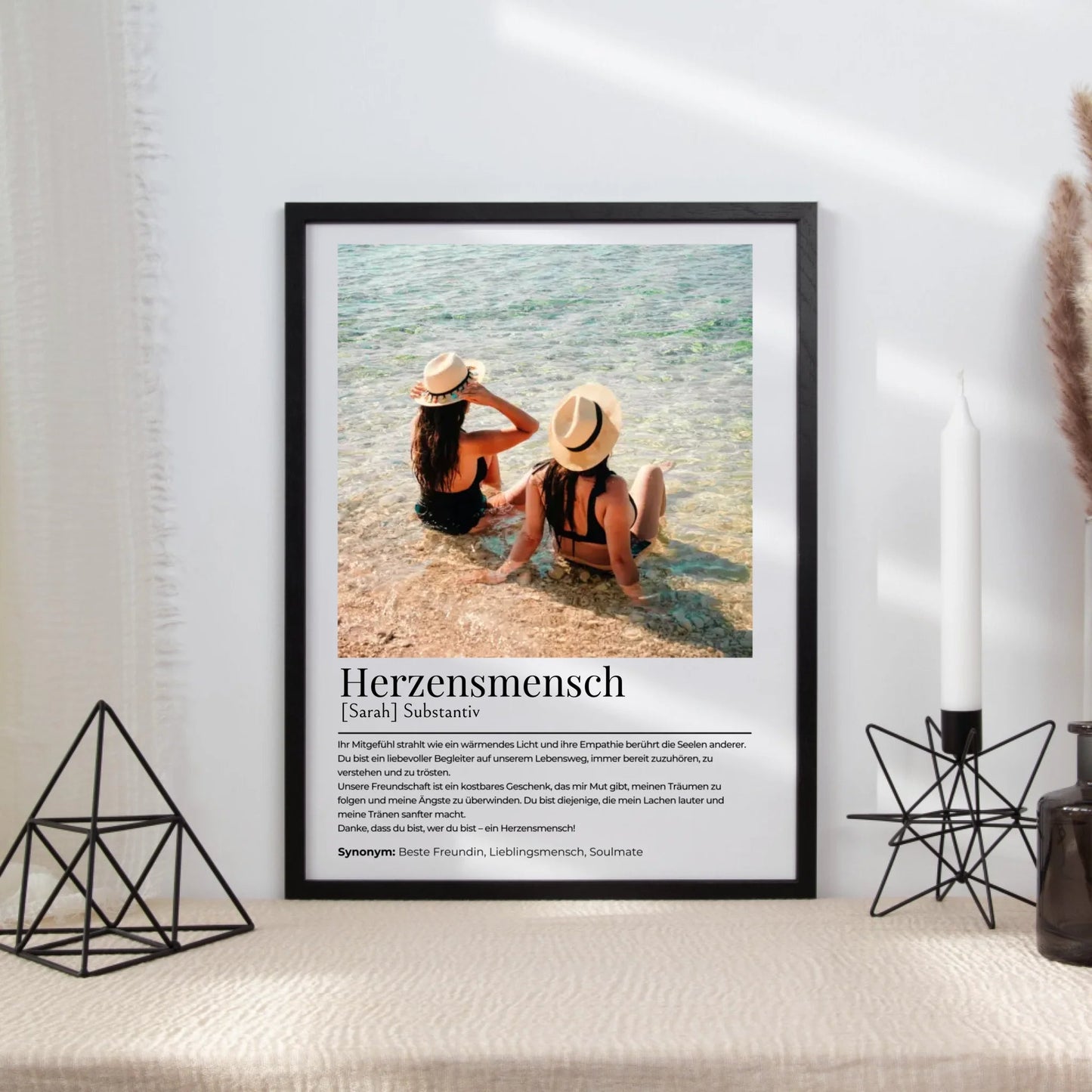 Personalisiertes Poster "Herzensmensch" Little Mathilda Little Mathilda Poster