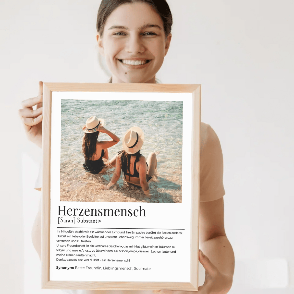 Personalisiertes Poster "Herzensmensch" Little Mathilda Little Mathilda Poster