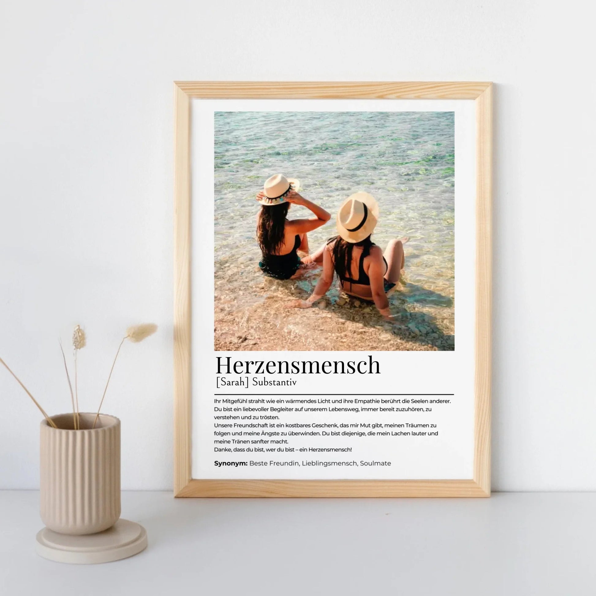 Personalisiertes Poster "Herzensmensch" Little Mathilda Little Mathilda Poster