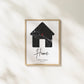 Personalisiertes Poster: Home | Geschenk zum Einzug mit Adresse Little Mathilda Little Mathilda Poster