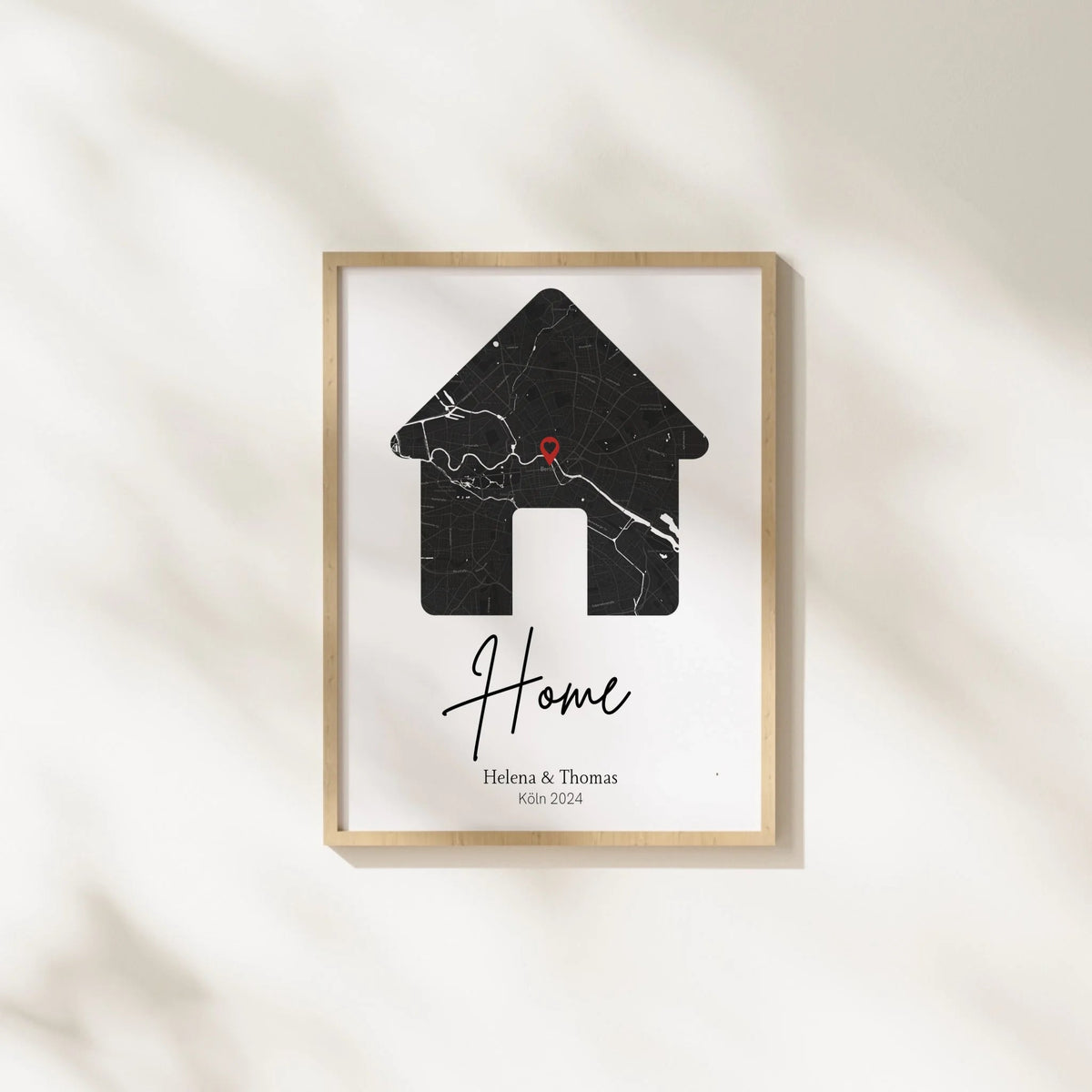 Personalisiertes Poster: Home | Geschenk zum Einzug mit Adresse Little Mathilda Little Mathilda Poster