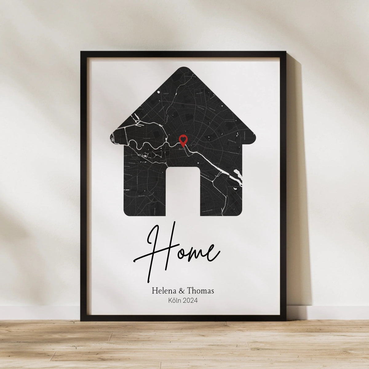 Personalisiertes Poster: Home | Geschenk zum Einzug mit Adresse Little Mathilda Little Mathilda Poster