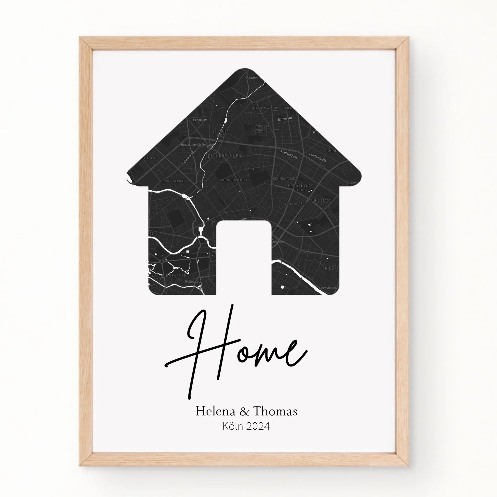 Personalisiertes Poster: Home | Geschnek zum Einzug mit Adresse Little Mathilda Little Mathilda Poster