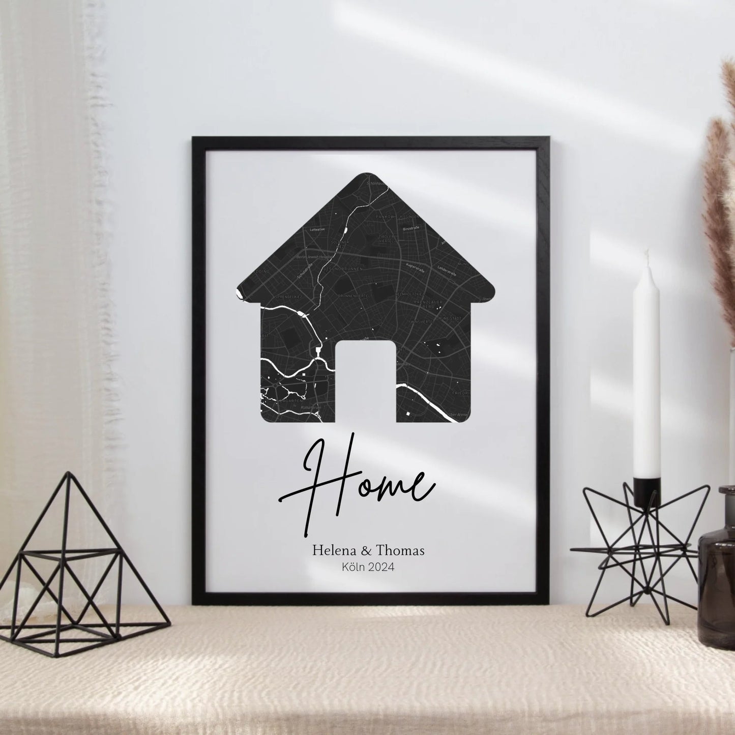 Personalisiertes Poster: Home | Geschnek zum Einzug mit Adresse Little Mathilda Little Mathilda Poster