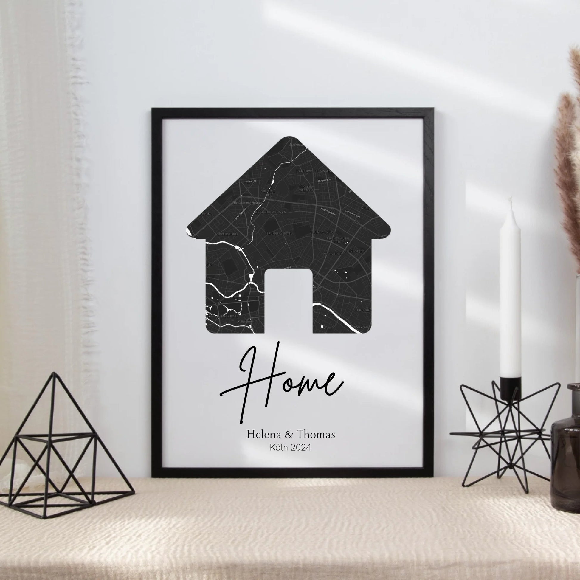 Personalisiertes Poster: Home | Geschnek zum Einzug mit Adresse Little Mathilda Little Mathilda Poster