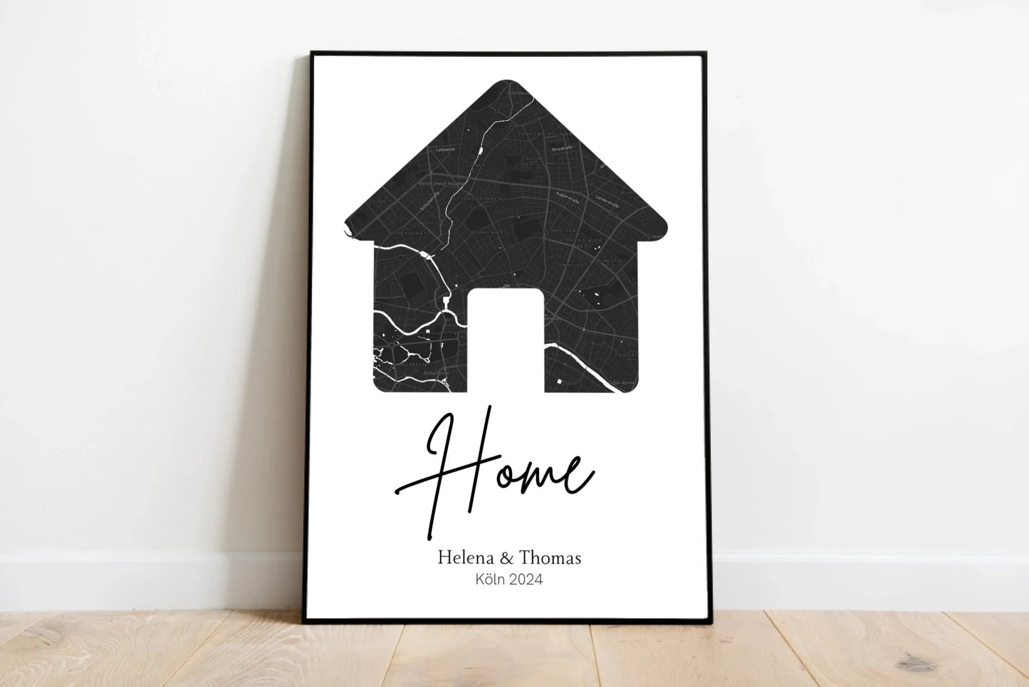 Personalisiertes Poster: Home | Geschnek zum Einzug mit Adresse Little Mathilda Little Mathilda Poster