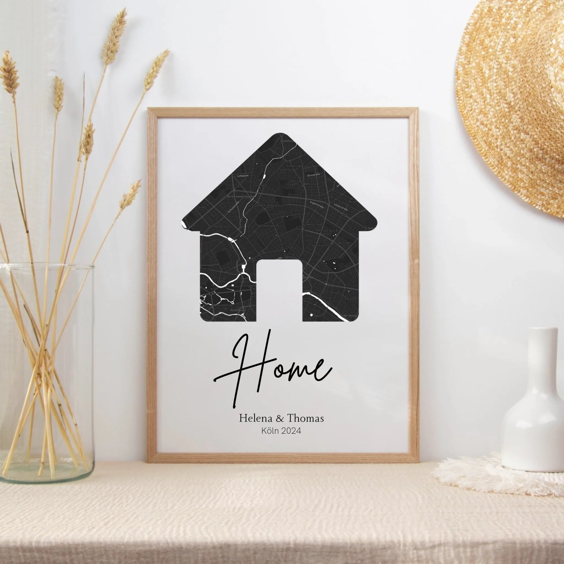 Personalisiertes Poster: Home | Geschnek zum Einzug mit Adresse Little Mathilda Little Mathilda Poster