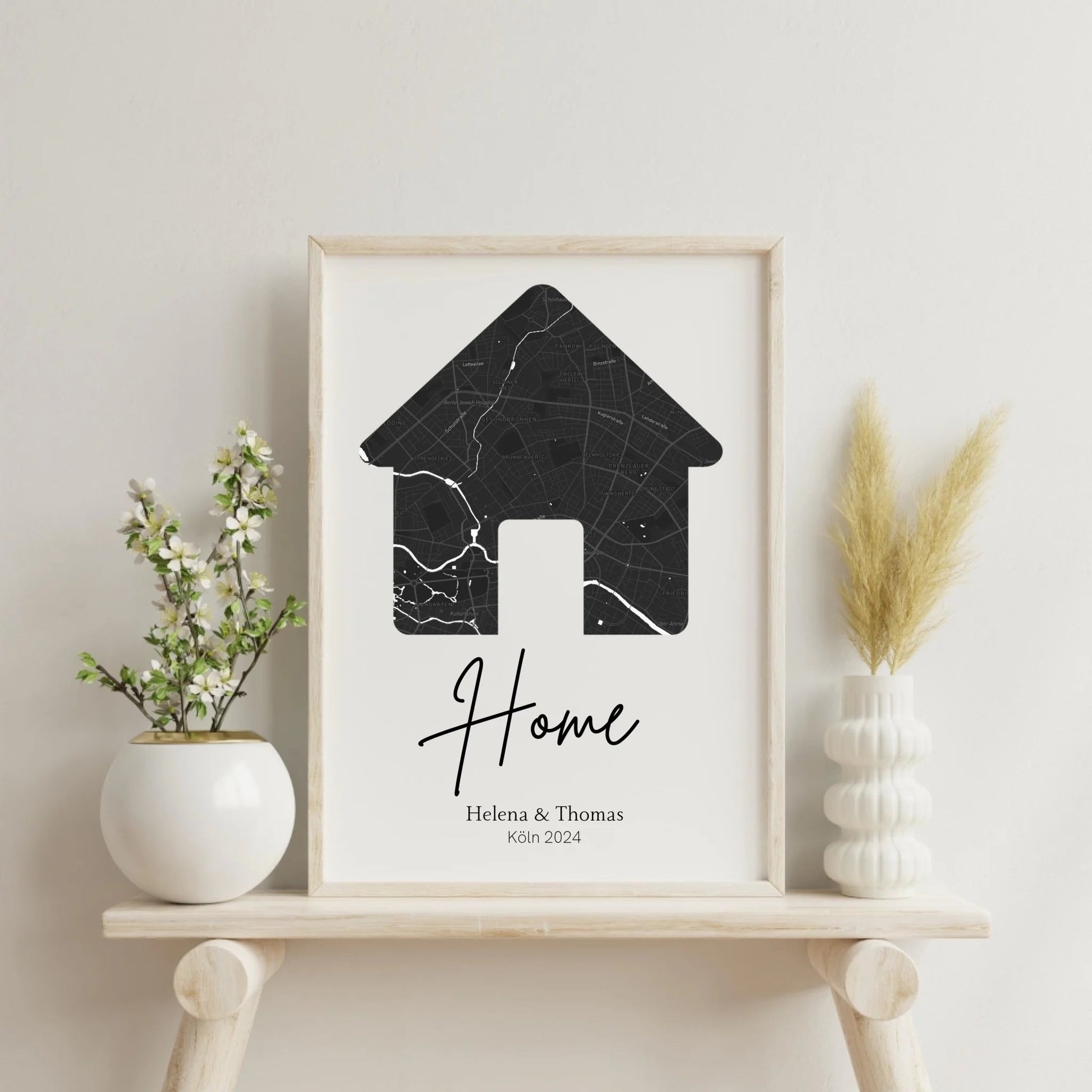 Personalisiertes Poster: Home | Geschnek zum Einzug mit Adresse Little Mathilda Little Mathilda Poster
